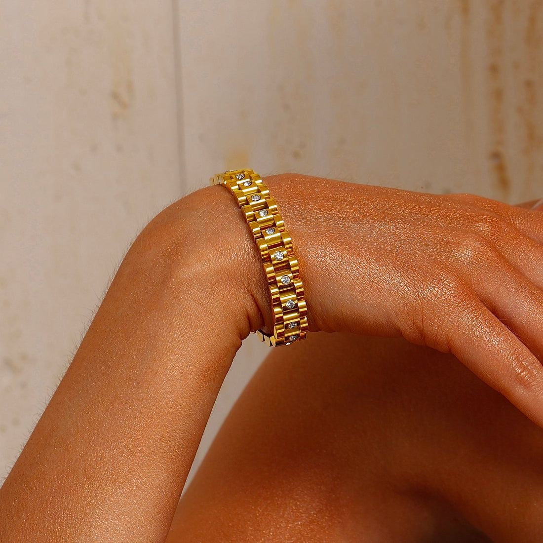 Zircon Watch Band Bracelet