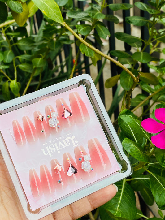 Fancy Flower Nails