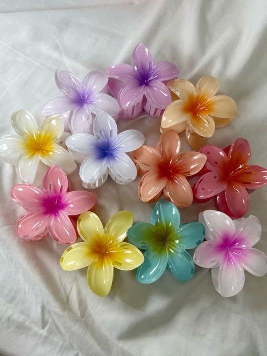 Small Flower Hair Clips