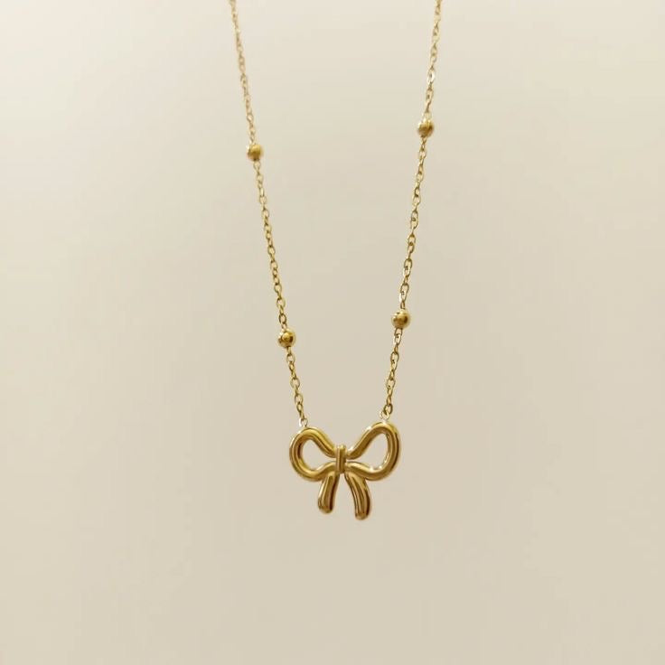 Sweet Bow Tie Necklace