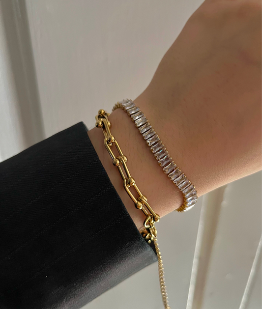 Rope+Tennis Bracelet