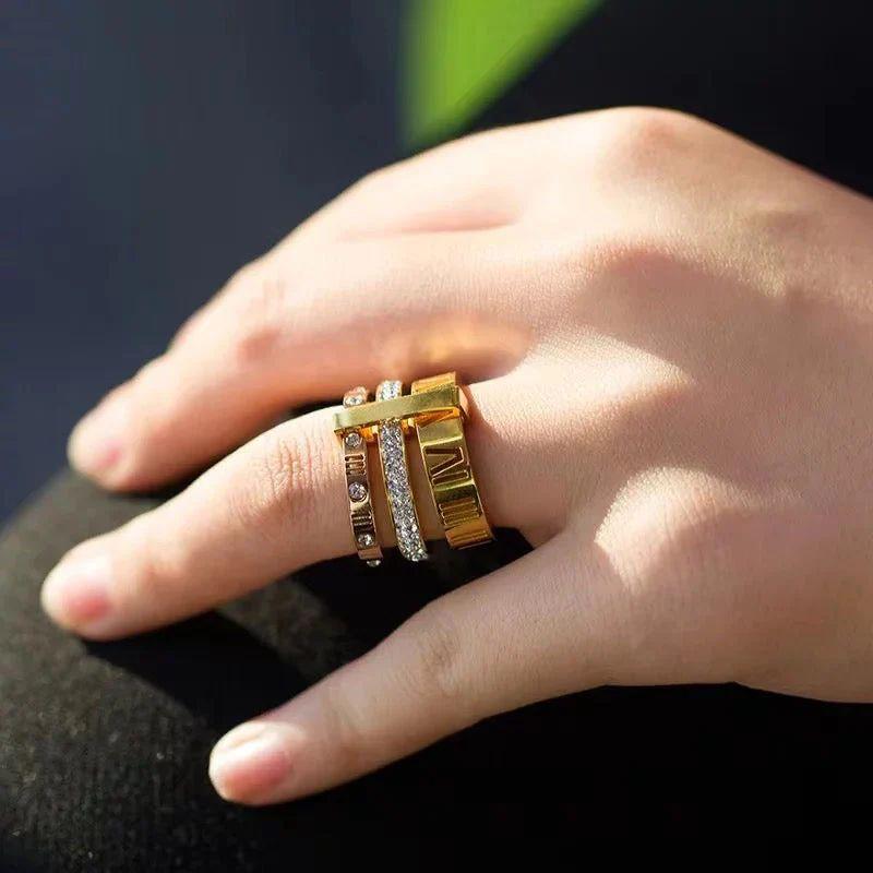 Three Layered Roman Ring