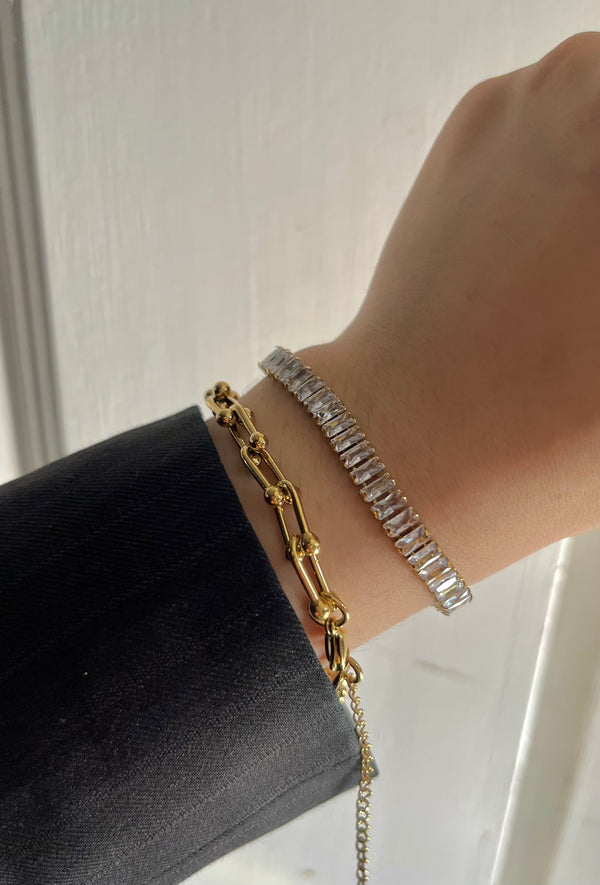 Rope+Tennis Bracelet
