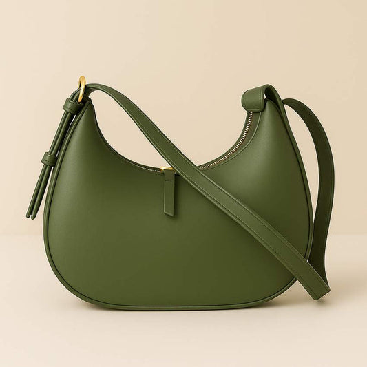 The Crescent Bag - Green